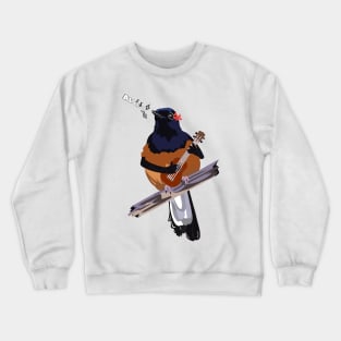 Hawaiian White-Rumped Shama Crewneck Sweatshirt